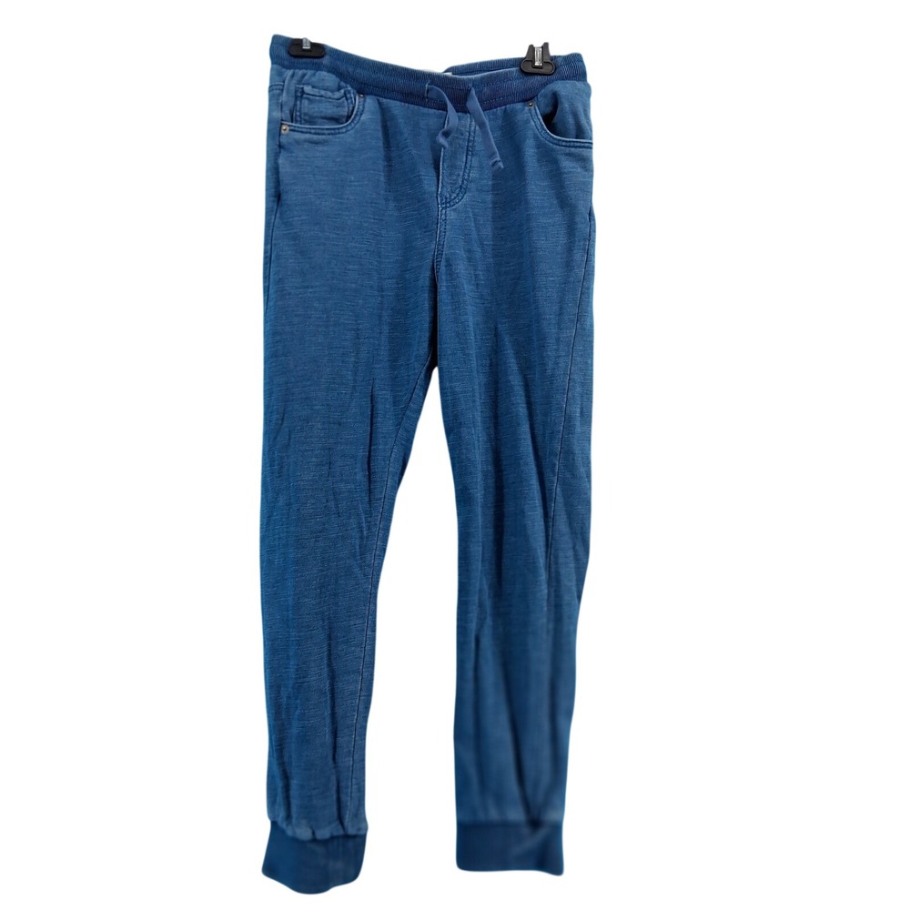 Levi's Jogger Girls Lg Blue Denim Wash Elastic Waist Cotton Knit Casual‎ Pants